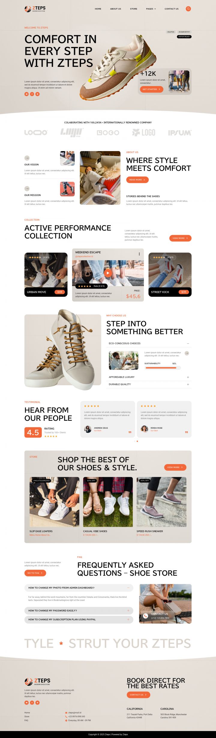 WordPress шаблон ThemeForest Zteps