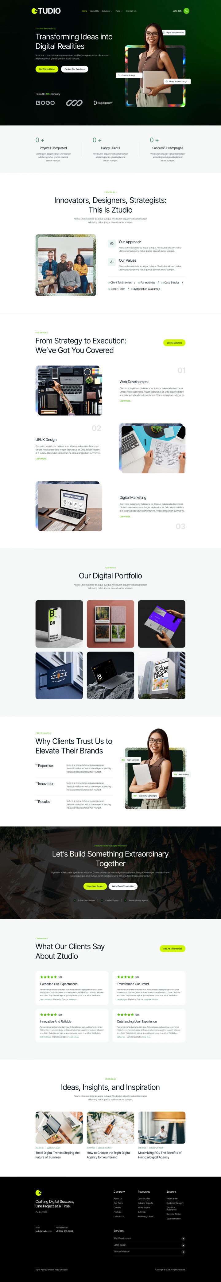 Шаблон ThemeForest Ztudio WordPress шаблон ThemeForest Ztudio