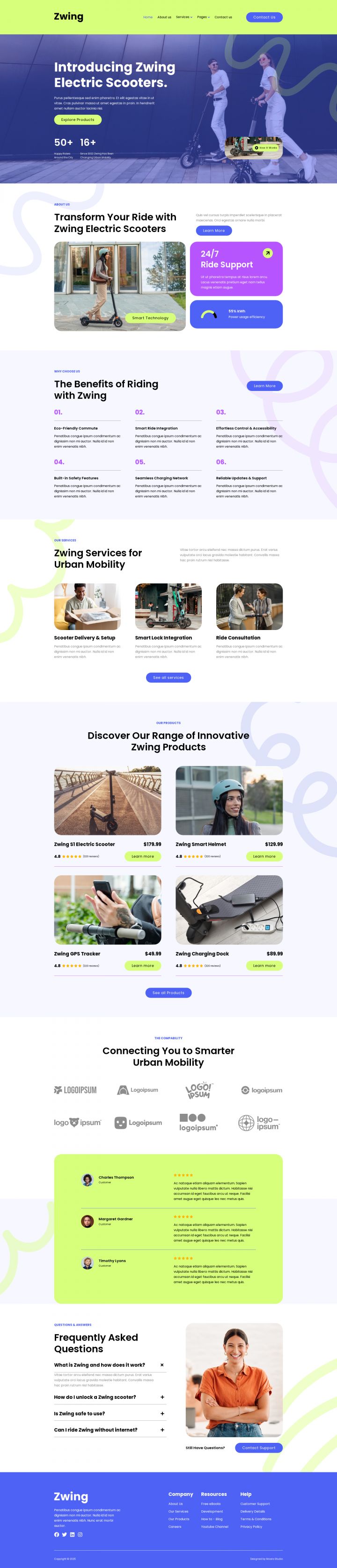 WordPress шаблон ThemeForest Zwing