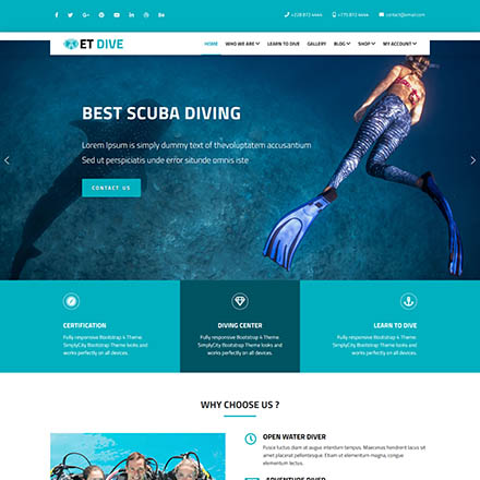 EngineTemplates Dive