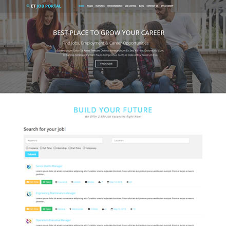 EngineTemplates Job Portal