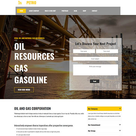 EngineTemplates Petro