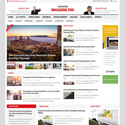 HappyThemes Advanced Magazine