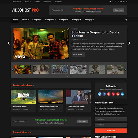 HappyThemes VideoHost