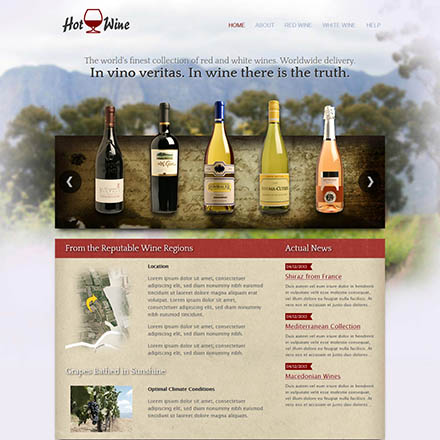 HotThemes Wine