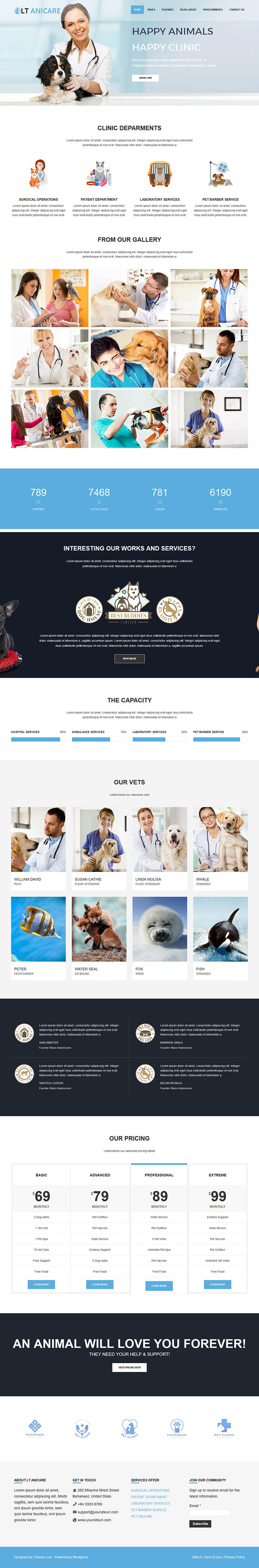 WordPress шаблон LTheme Anicare