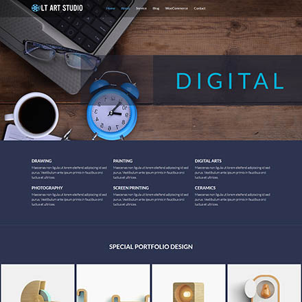 LTheme Art Studio Onepage