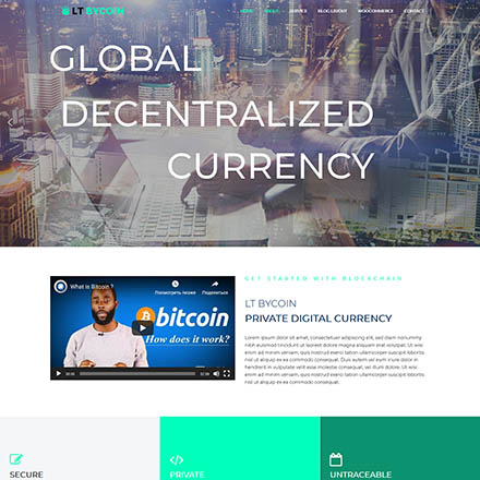 LTheme ByCoin Onepage