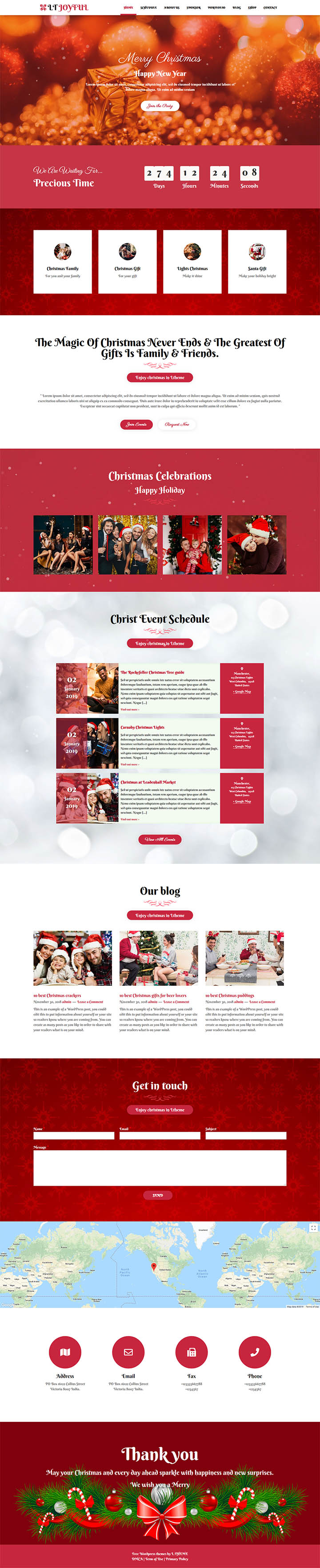 WordPress шаблон LTheme Joyful