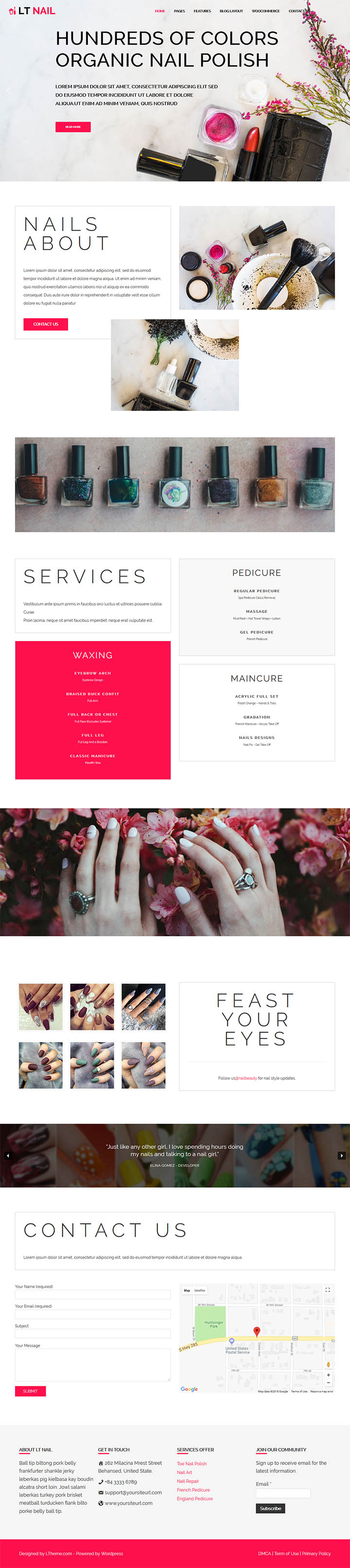 WordPress шаблон LTheme Nail