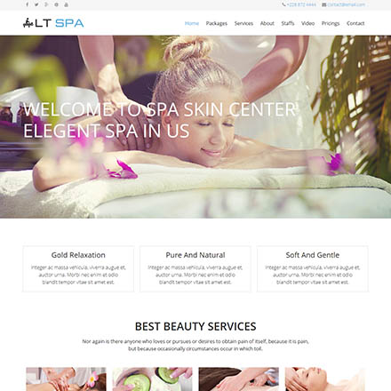 LTheme Spa Onepage