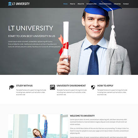 LTheme University Onepage