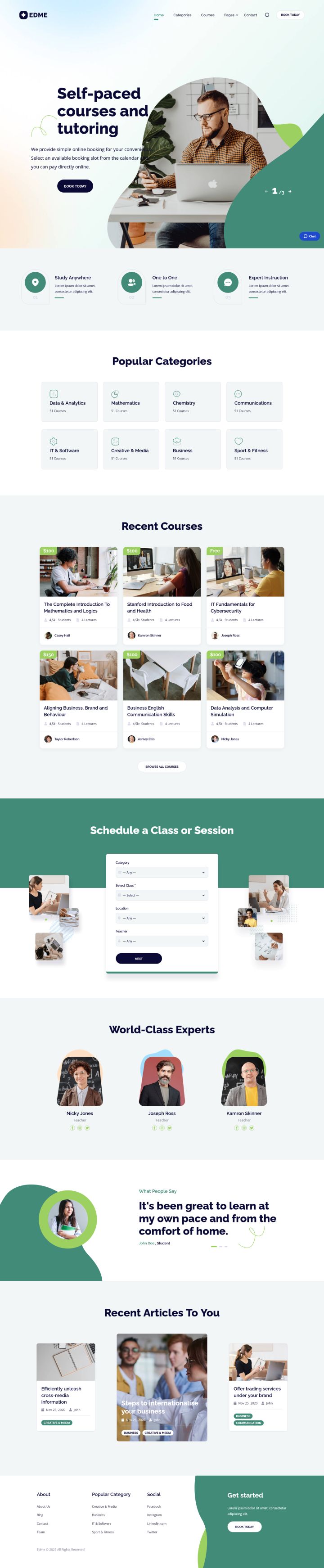 Шаблон MotoPress Edme WordPress шаблон MotoPress Edme
