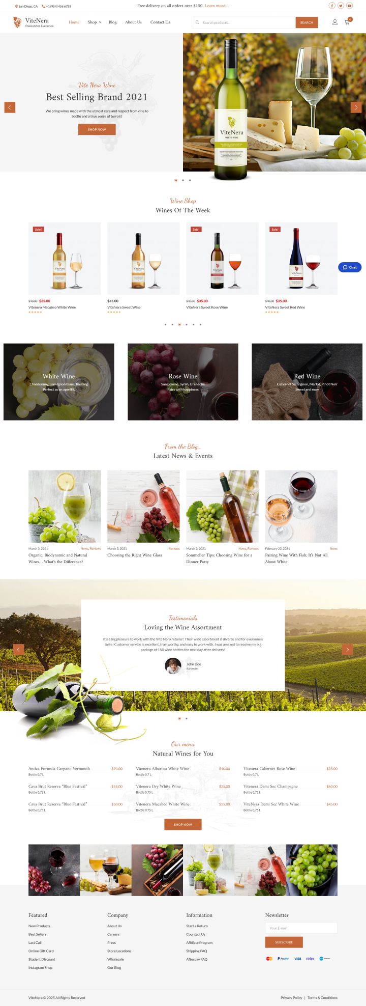 WordPress шаблон MotoPress Vite Nera