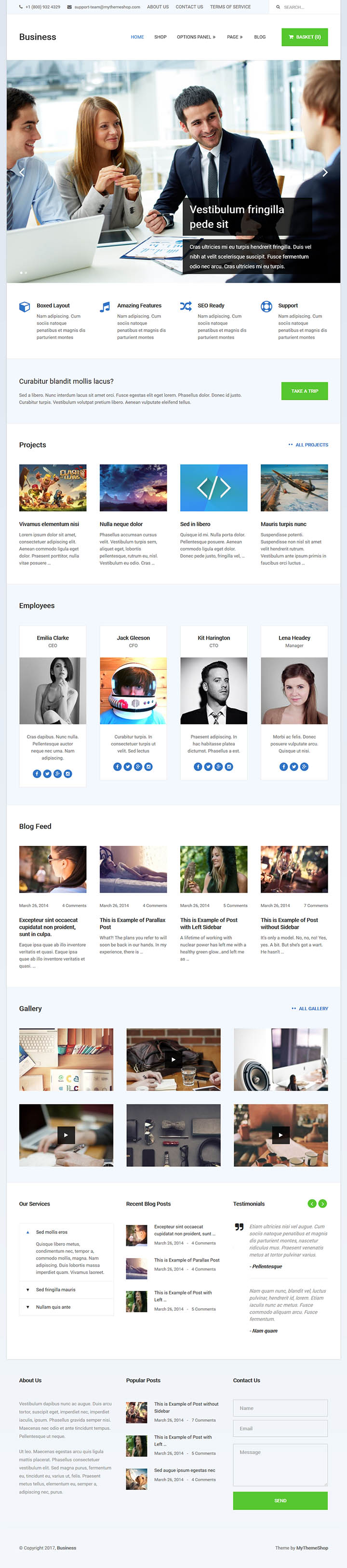WordPress шаблон MyThemeShop Business