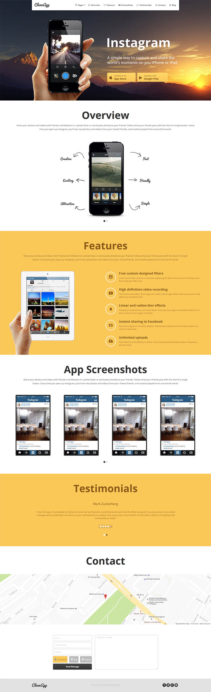 WordPress шаблон MyThemeShop CleanApp