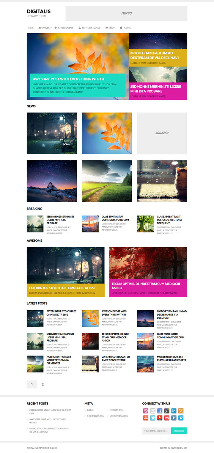 WordPress шаблон MyThemeShop Digitalis