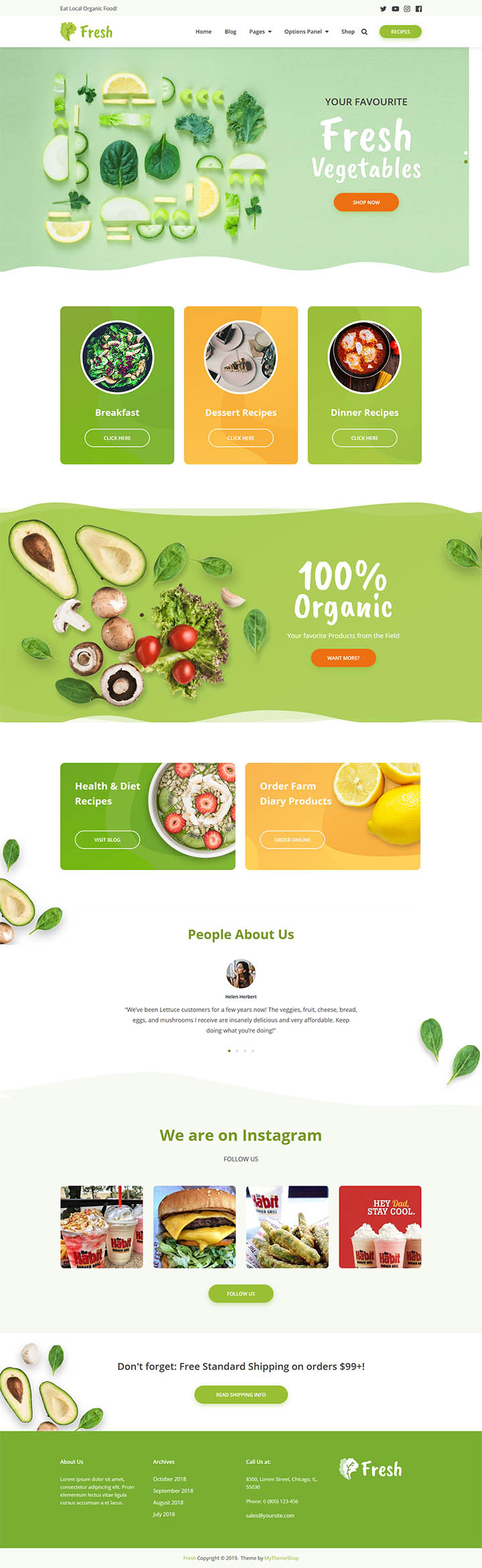 WordPress шаблон MyThemeShop Fresh