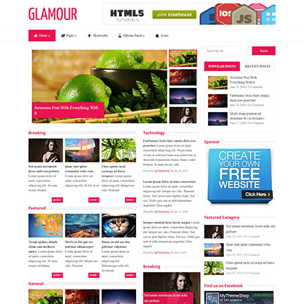 MyThemeShop Glamour