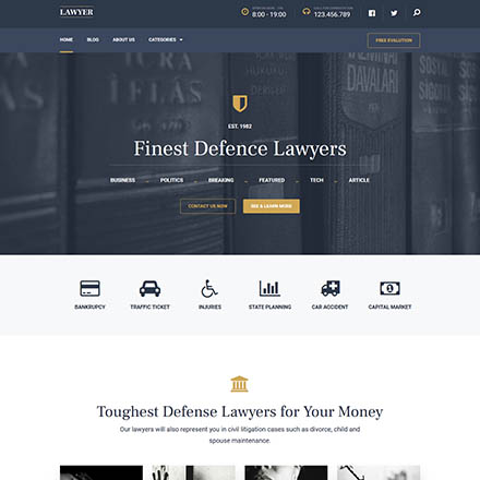 MyThemeShop Lawyer