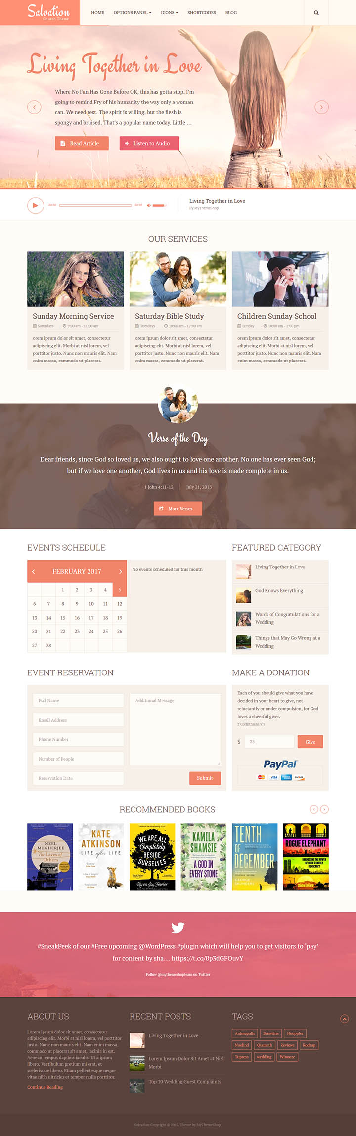 WordPress шаблон MyThemeShop Salvation