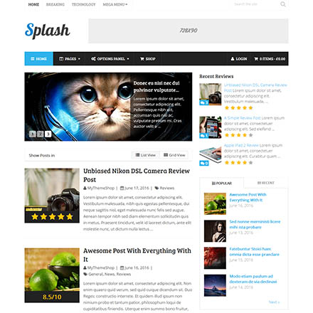 MyThemeShop Splash