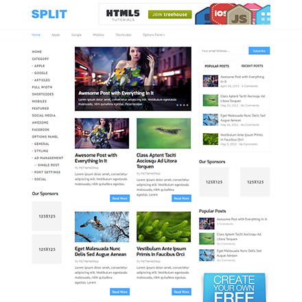 MyThemeShop Split