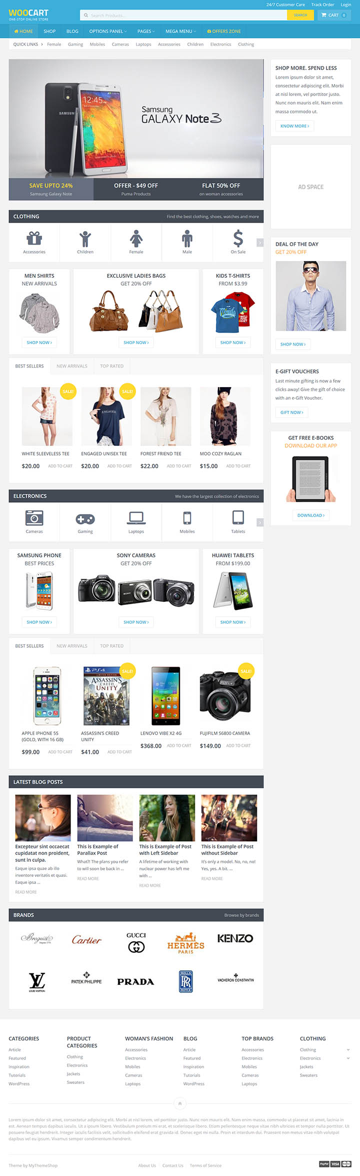 WordPress шаблон MyThemeShop WooCart