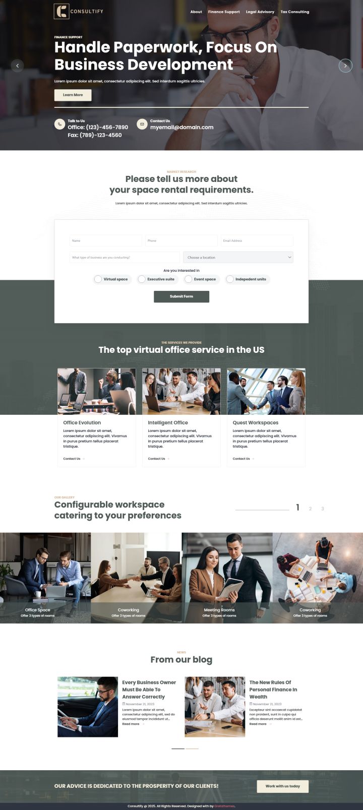 Шаблон Greta Themes Consultify WordPress шаблон Greta Themes Consultify