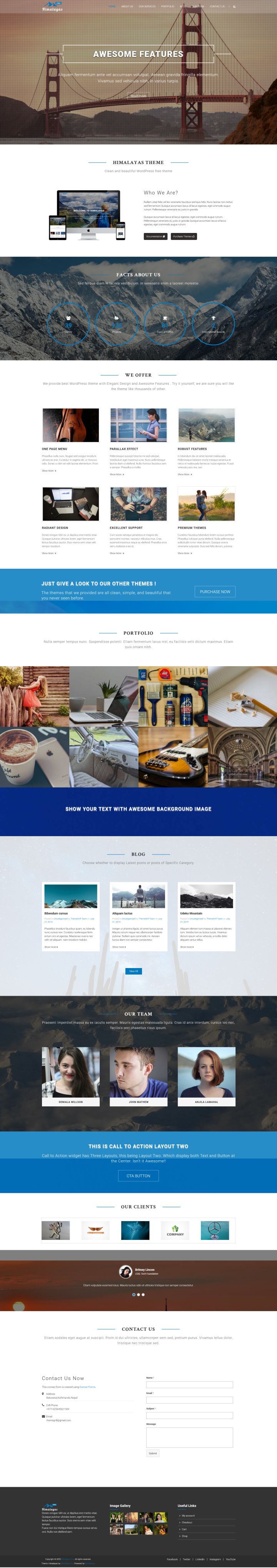 Шаблон ThemeGrill Himalayas Pro WordPress шаблон ThemeGrill Himalayas Pro