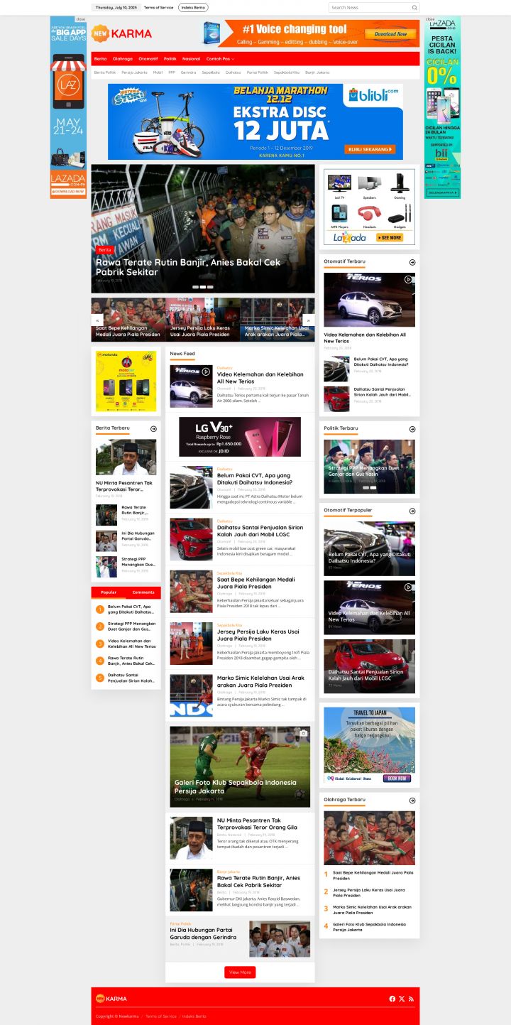 WordPress шаблон ID Theme Newkarma