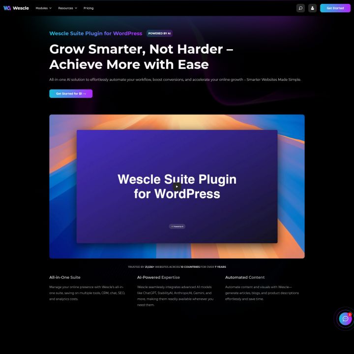 Шаблон Wescle WordPress шаблон Wescle