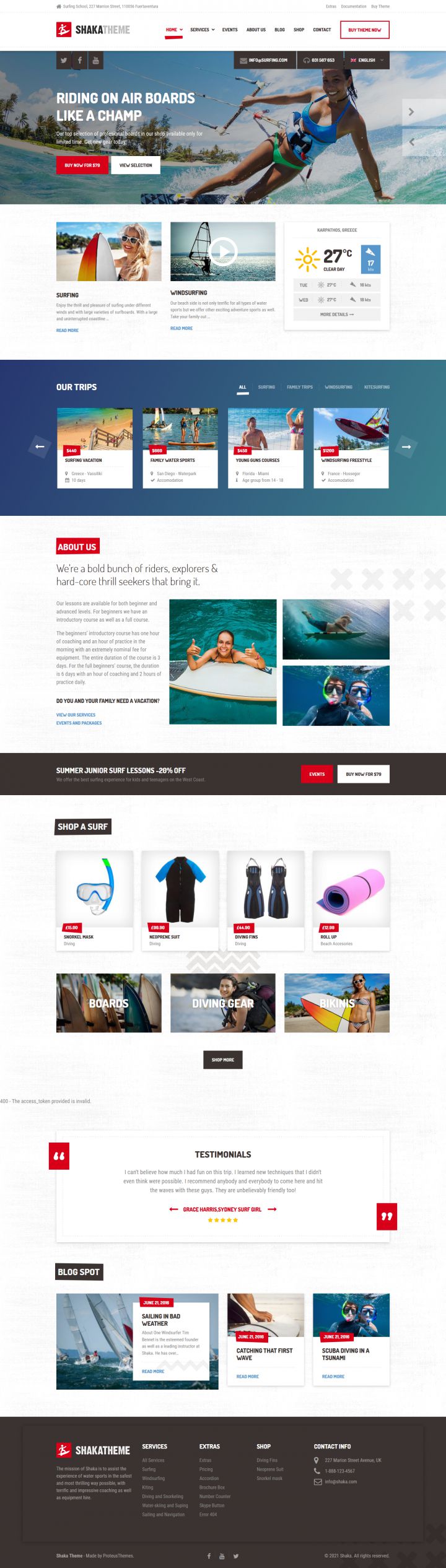 WordPress шаблон ProteusThemes Shaka