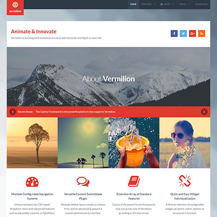 RocketTheme Vermilion