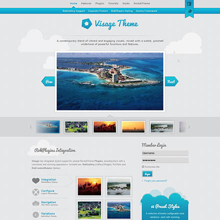 RocketTheme Visage
