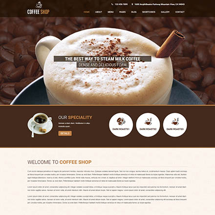 SKT Themes Coffee Shop Pro