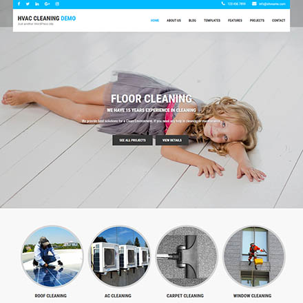 SKT Themes HVAC and Cleaning Pro