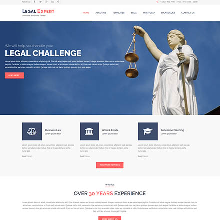 SKT Themes Legal Expert Pro