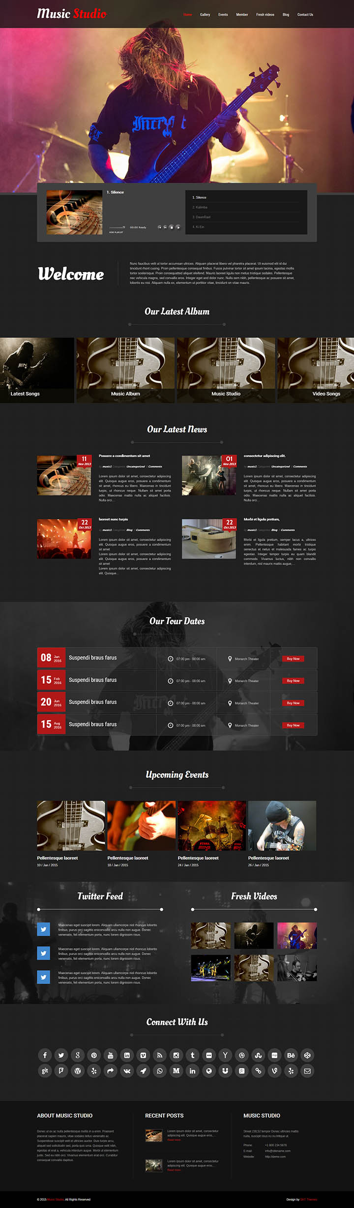 WordPress шаблон SKT Themes Melody Pro
