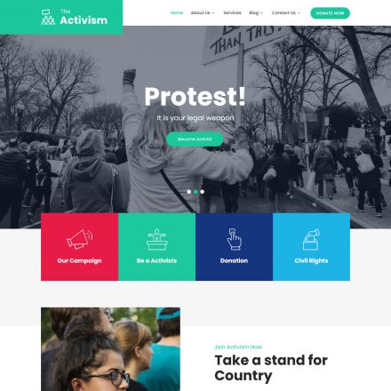 SKT Themes Activism Pro