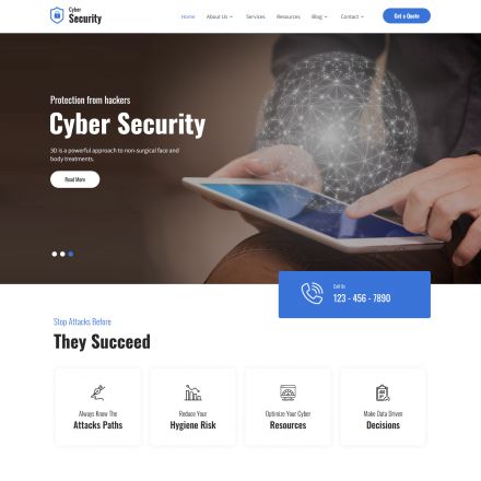 SKT Themes Cyber Security