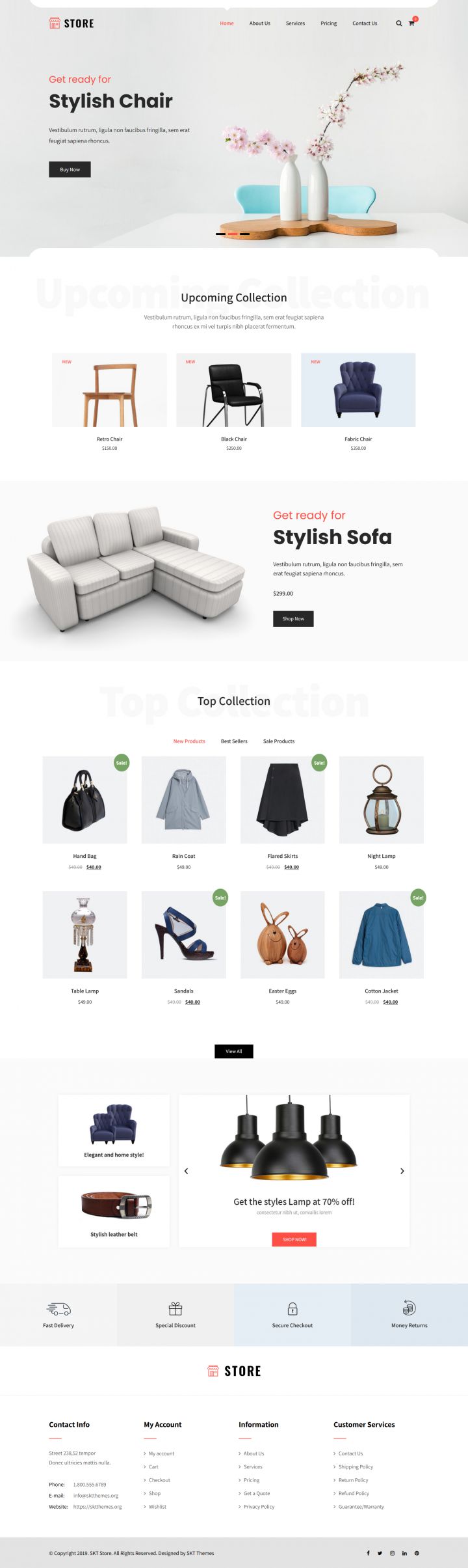 WordPress шаблон SKT Themes Ele Store