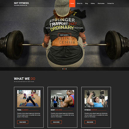 SKT Themes Fitness Pro