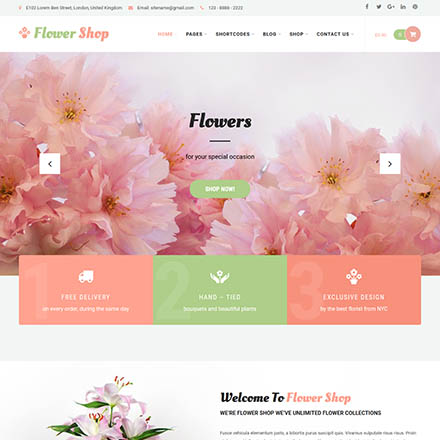 SKT Themes Flower Shop