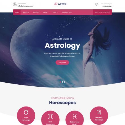 SKT Themes Horoscope