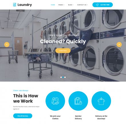 SKT Themes Laundry Pro