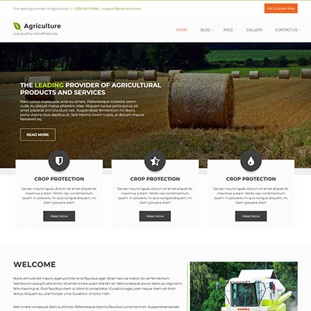 SKT Themes НАPerfect AgricultureЗВАНИЕ