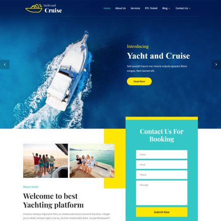 SKT Themes Yacht And Cruise