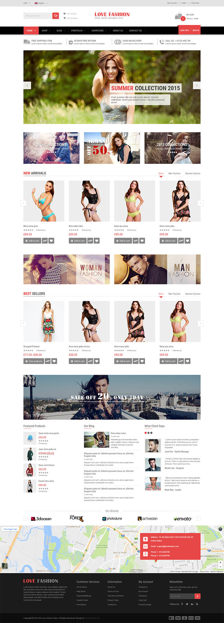 WordPress шаблон SmartAddons SW Love Fashion