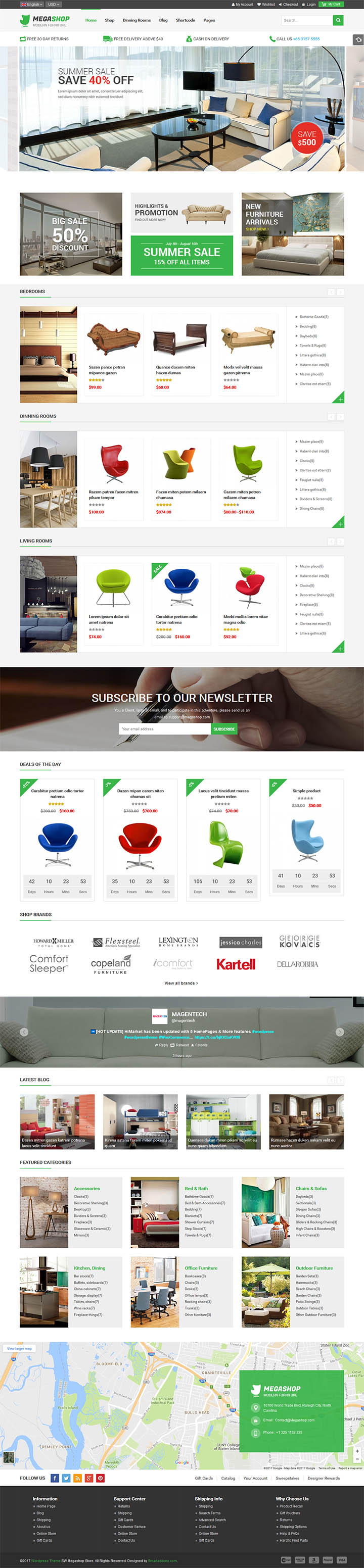 WordPress шаблон SmartAddons SW Megashop